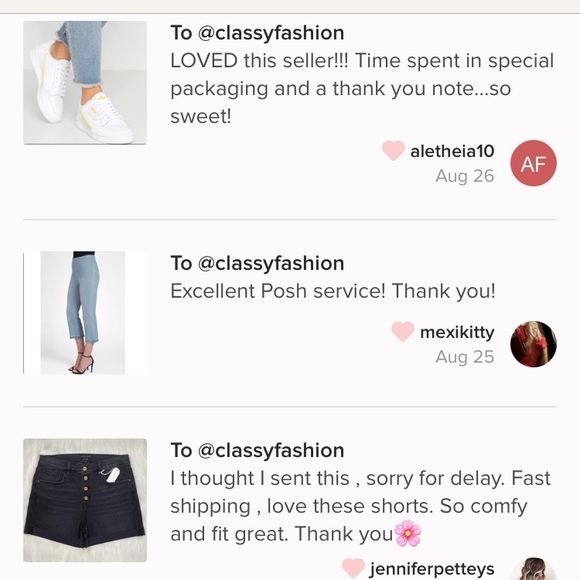 Poshmark Classy Fashion Womens Clothing Bags Tops - Picture 8 of 11